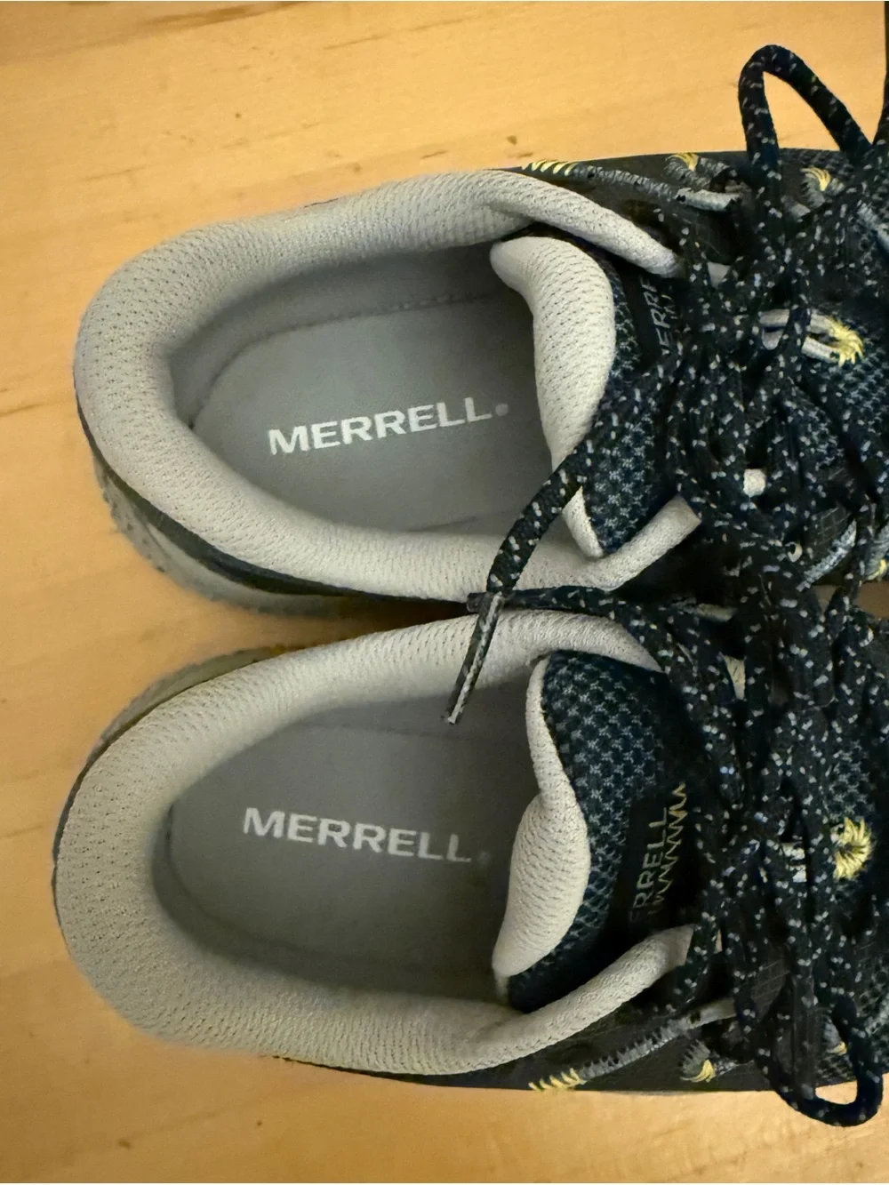 Merrell Men's Trail Glove 7 Running Athletic Shoes Navy & Gray Size 9.5 Like New